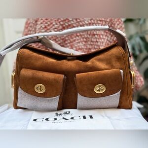 Coach Turnlock Haversack Bag. NWT. Style CDZ13